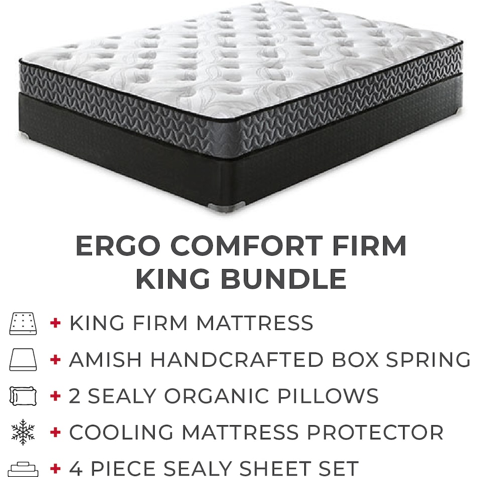 ergo comfort firm bd packages king  