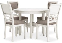 erinberg dining white dr packages d   