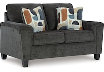 erinslane dusk living room dark gray st loveseat   