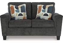 erinslane dusk living room dark gray st loveseat   