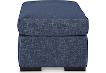 evansley navy living room blue st stationary fabric ottoman   