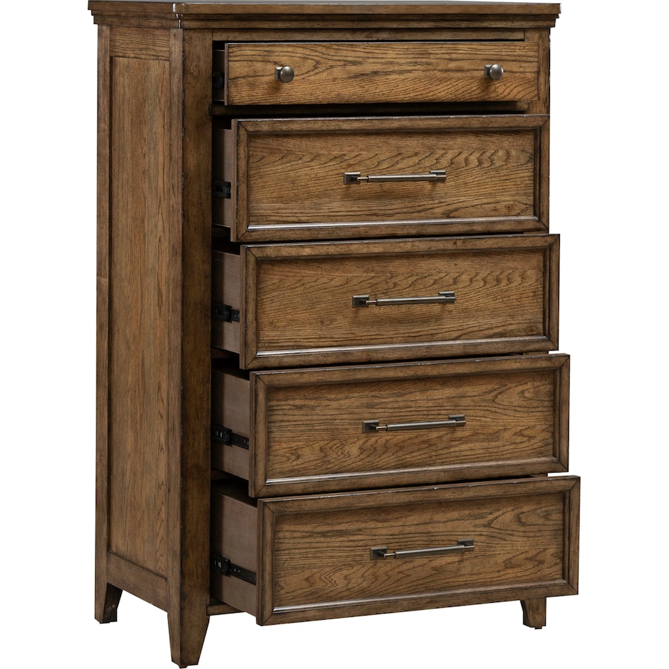 everett bedroom brown br master chest   