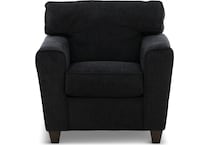 ezra living room black st stationary fabric chair   