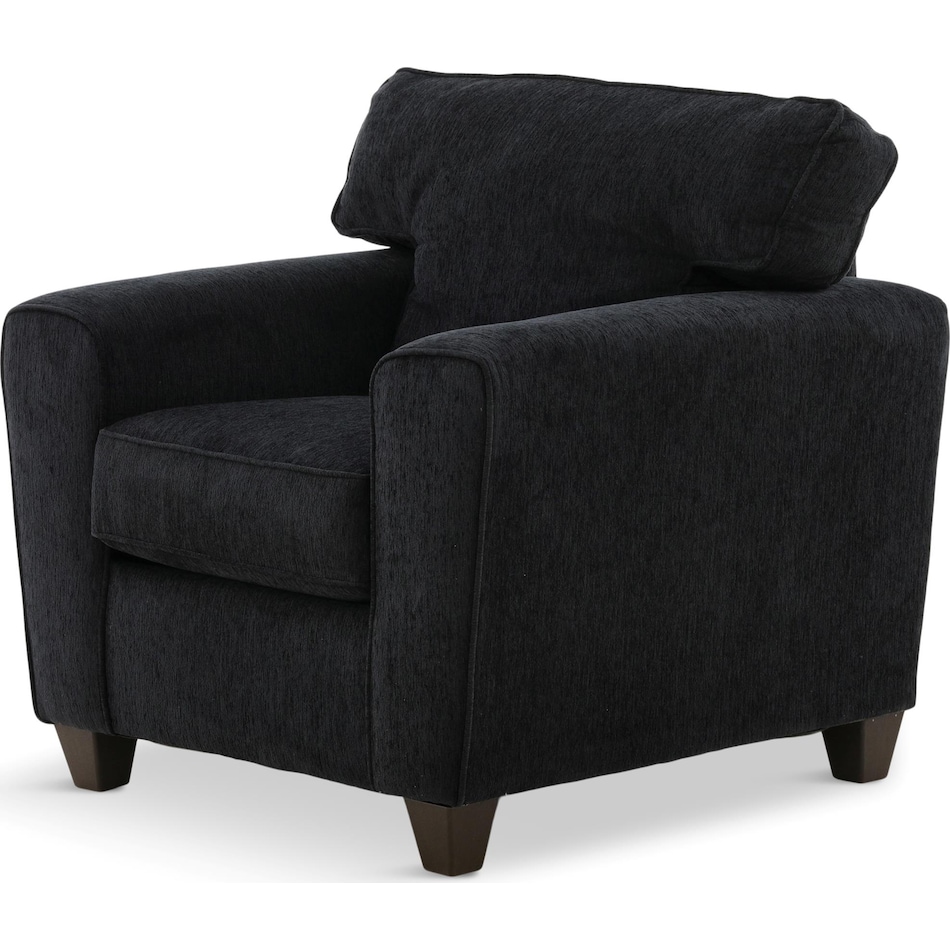 ezra living room black st stationary fabric chair   