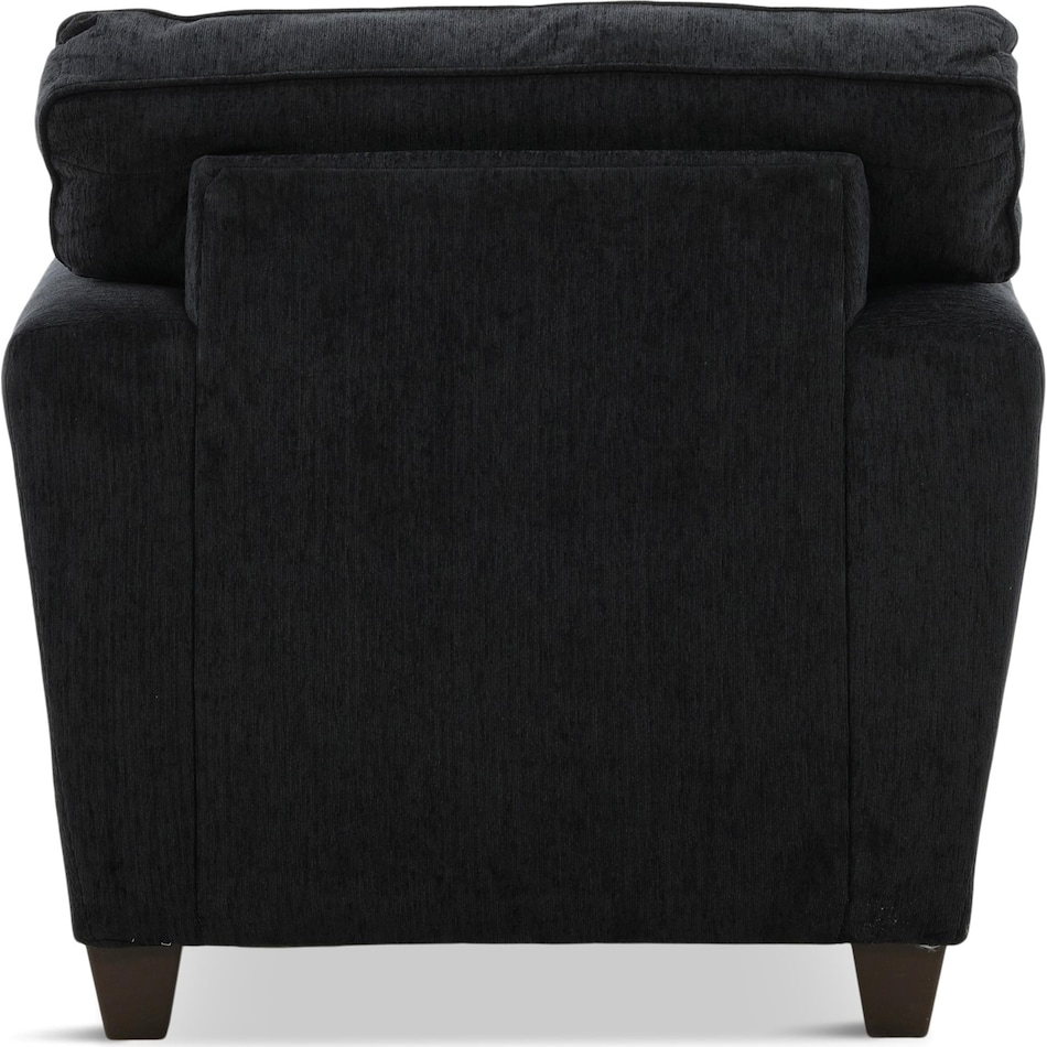 ezra living room black st stationary fabric chair   