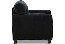 ezra living room black st stationary fabric chair   