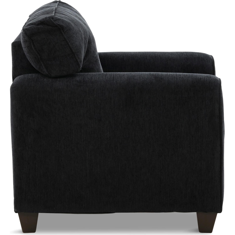 ezra living room black st stationary fabric chair   