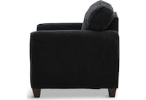 ezra living room black st stationary fabric chair   