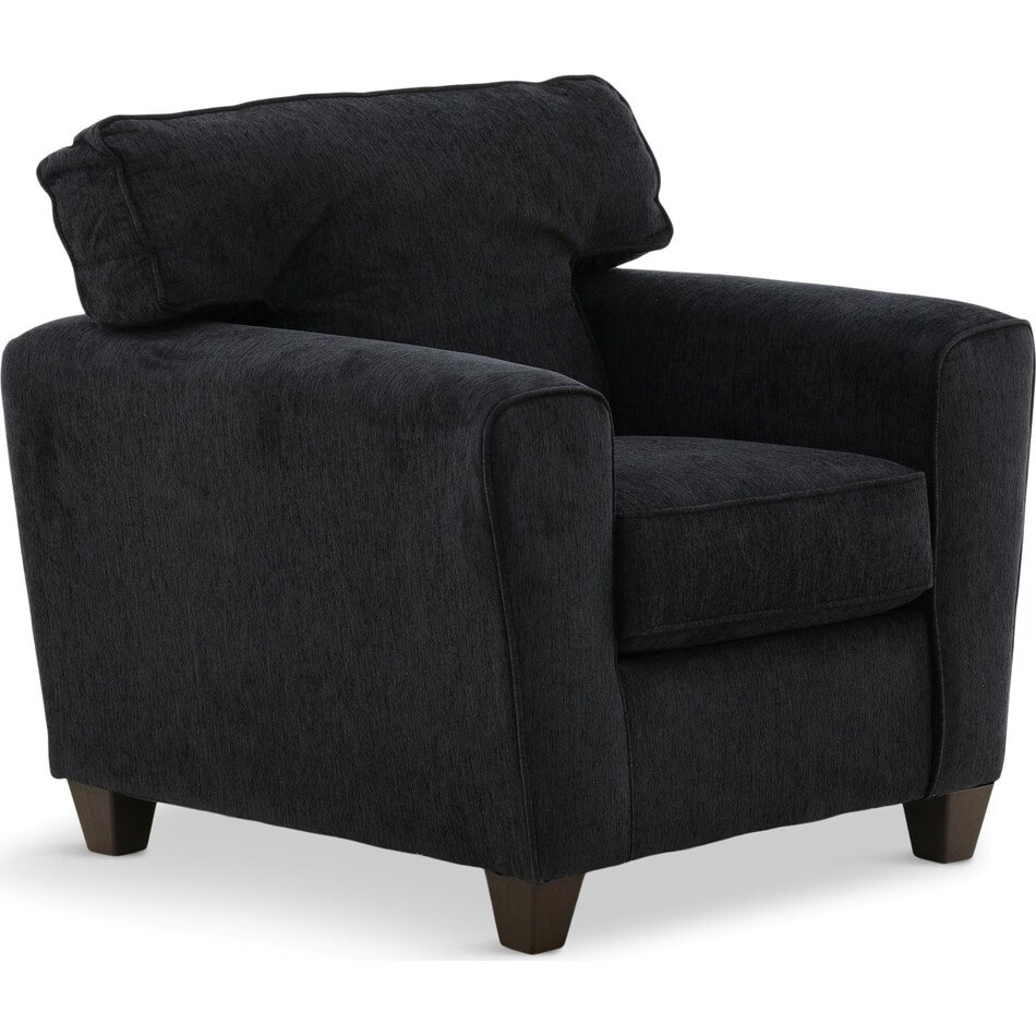 ezra living room black st stationary fabric chair   