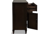 fairbanks dining dark brown dr buffet server   