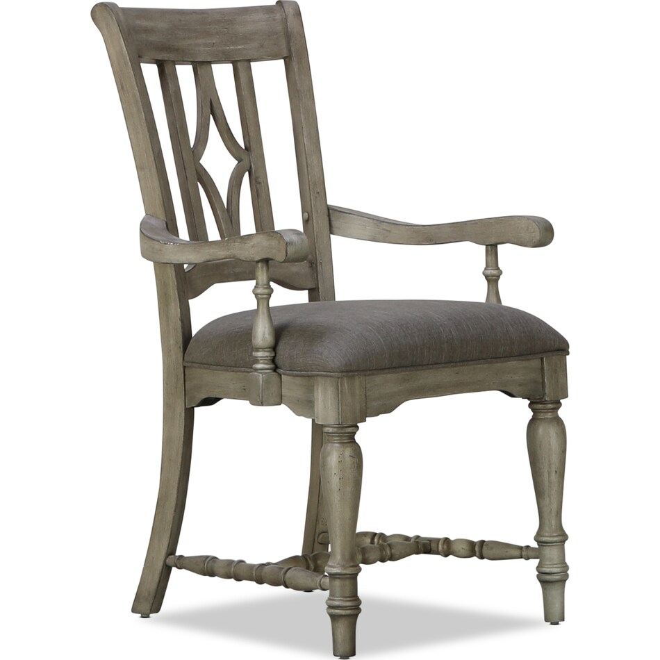 farmhouse dining distressed white arm chair   