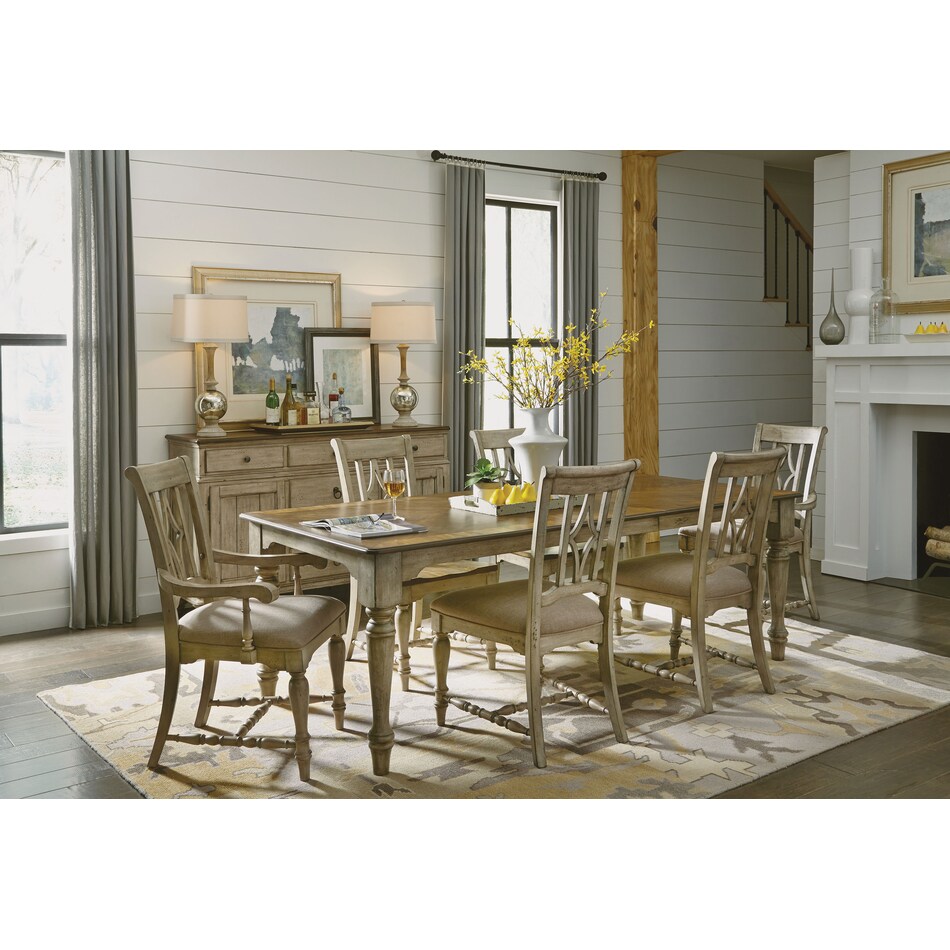 farmhouse dining distressed white dining table   