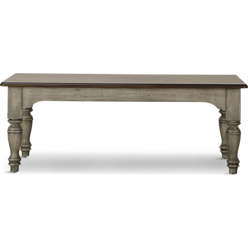 farmhouse two tone oc coffee table   