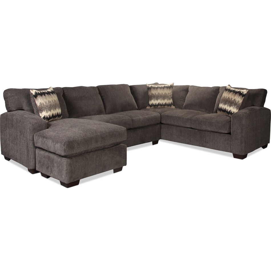 fenella gray  piece sectional p  