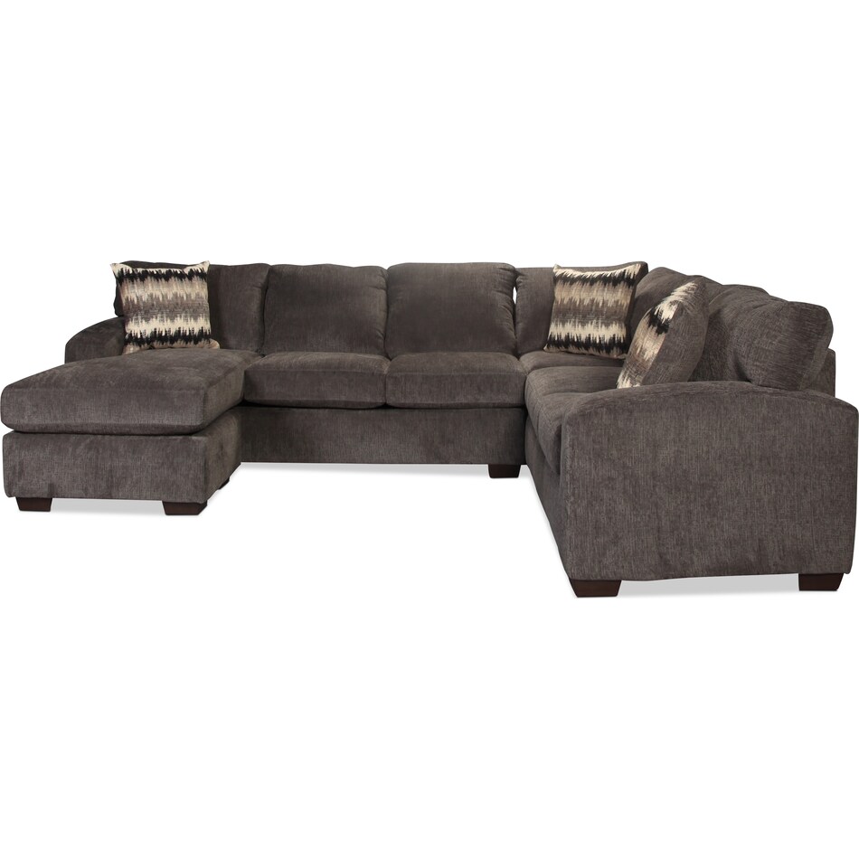 fenella gray  piece sectional p  
