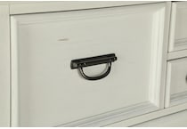 finley white dresser   