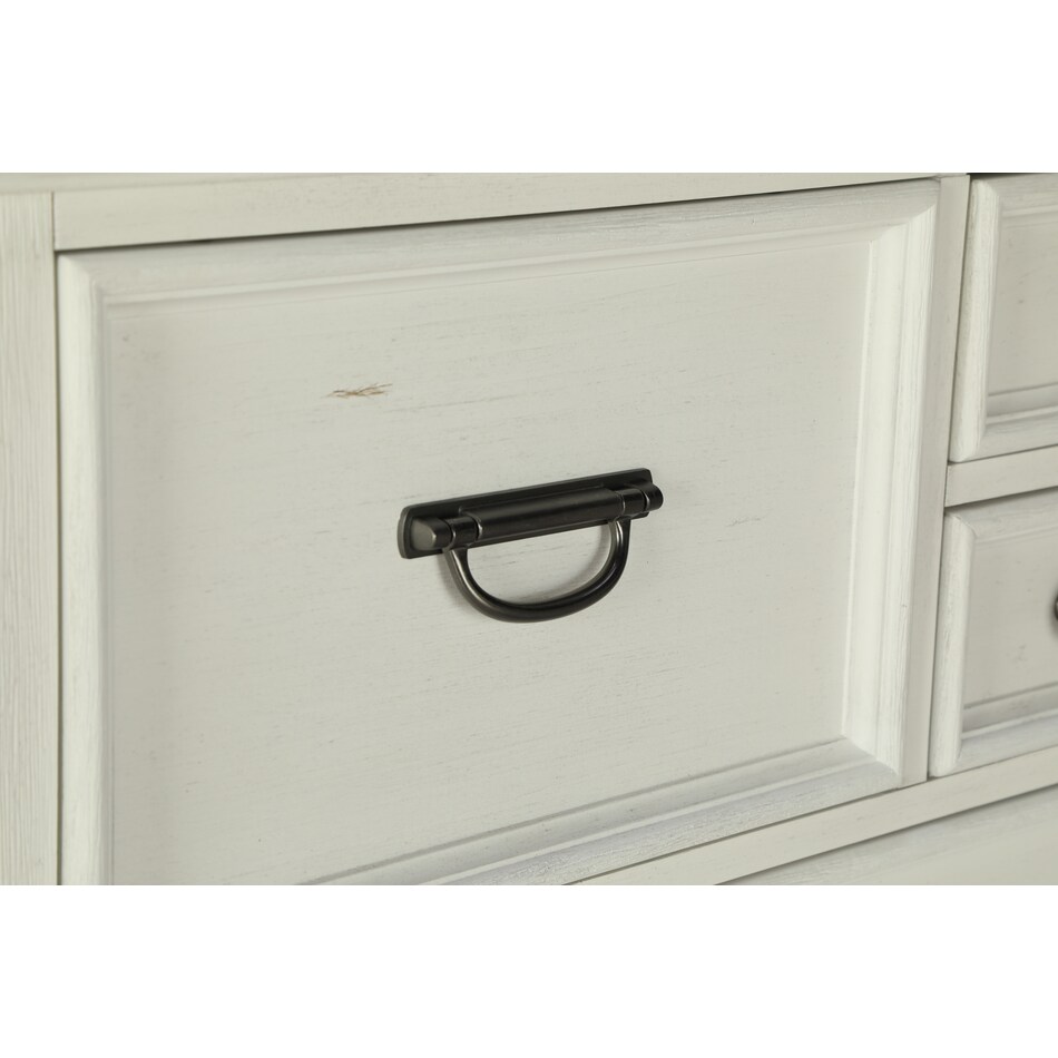 finley white dresser   