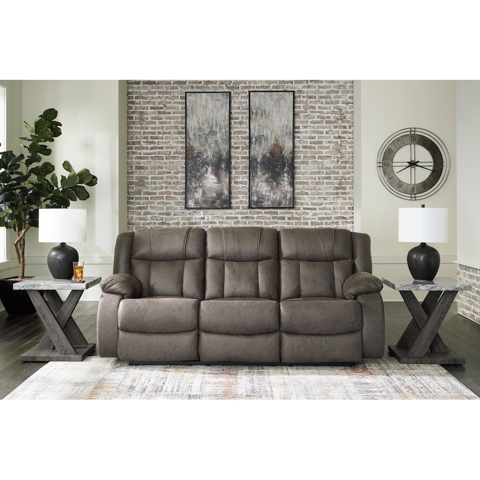 first base living room dark gray   