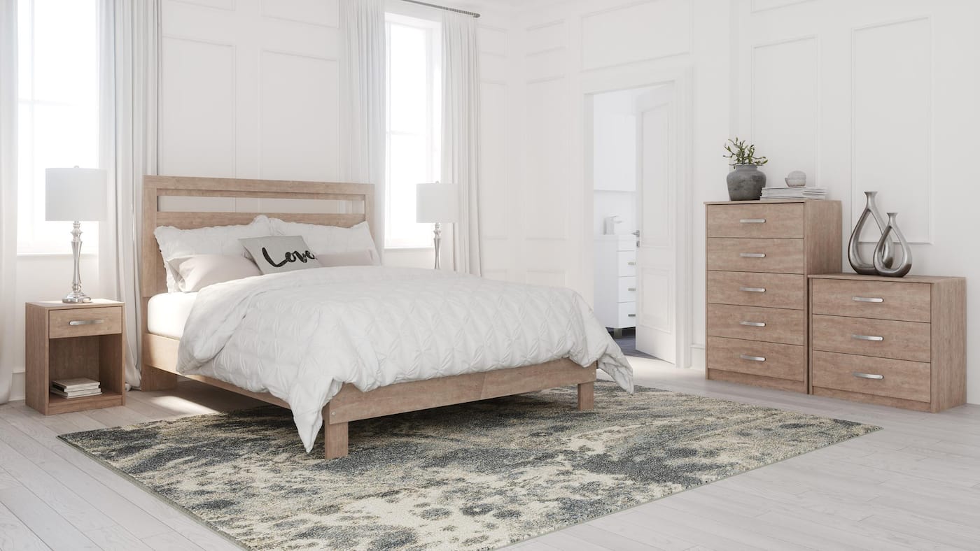 flannia youth brown bedroom collection bpc  