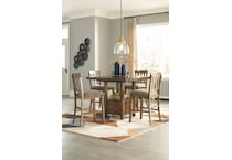 flaybern brown dining table d   