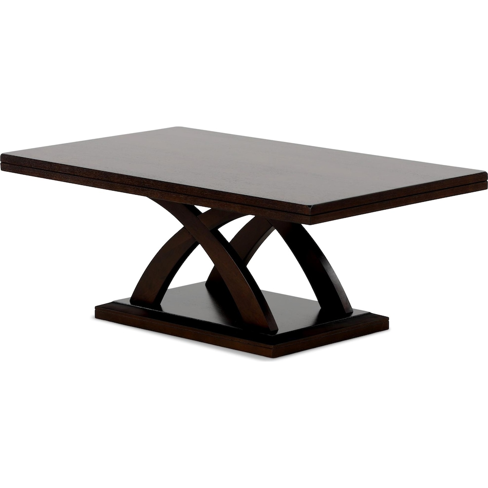 florence occasional dark brown oc coffee table   