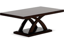 florence occasional dark brown oc coffee table   