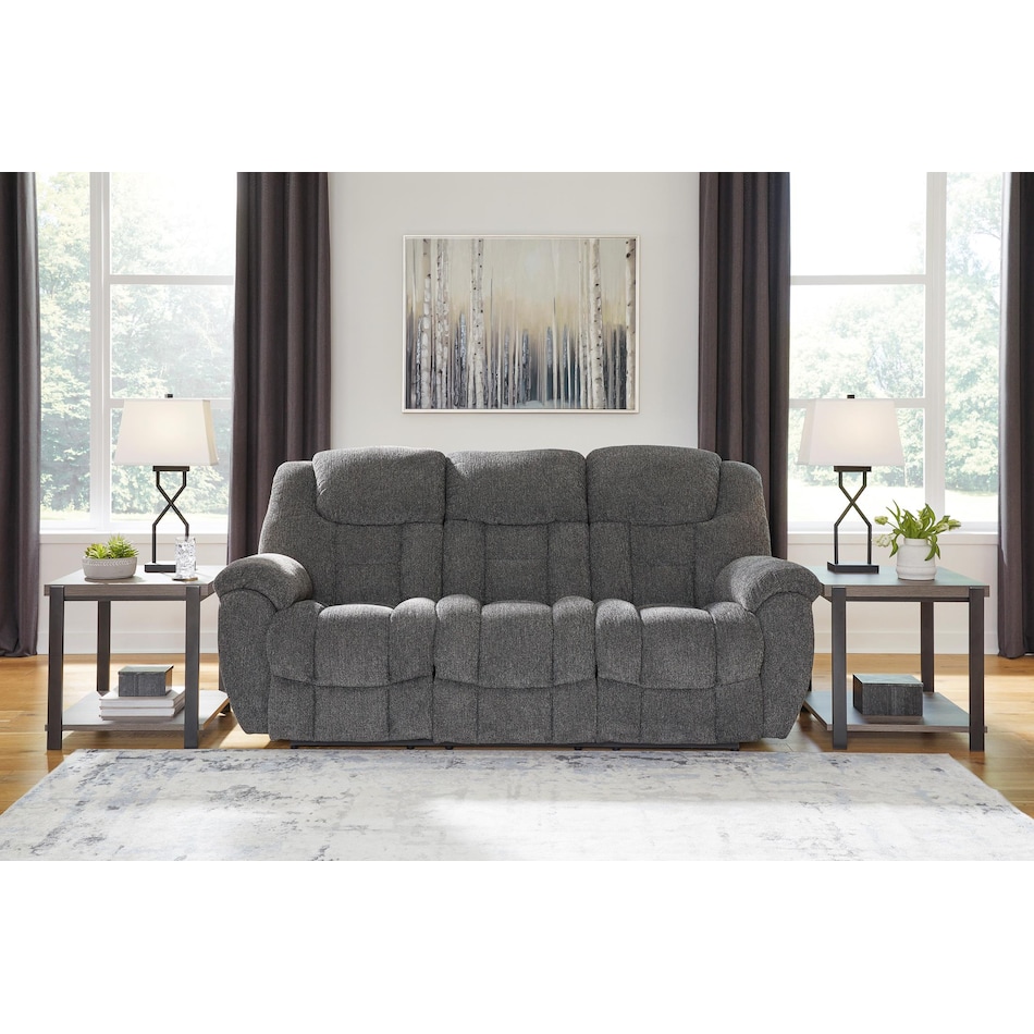 foreside living room dark gray   