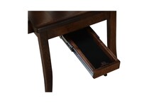 fort knox brown arm chair with drawer   