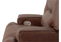 francesca living room brown mt motion lthr rec w grp p u  