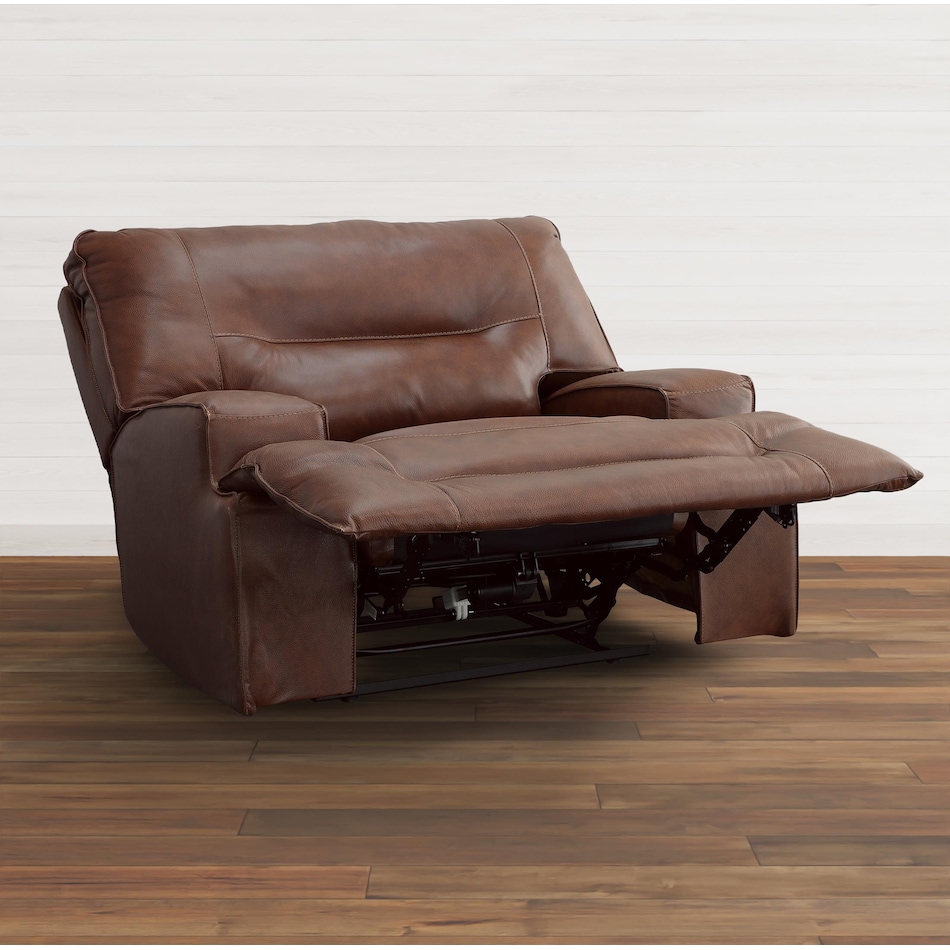 francesca living room brown mt motion lthr rec w grp p u  