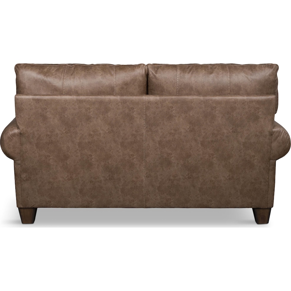 francine living room brown st loveseat   