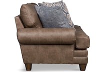 francine living room brown st loveseat   