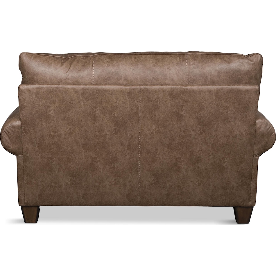 francine living room brown st stationary fabric chair   