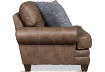 francine living room brown st stationary fabric chair   