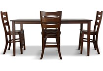 franklin counter dining brown dr side chair   