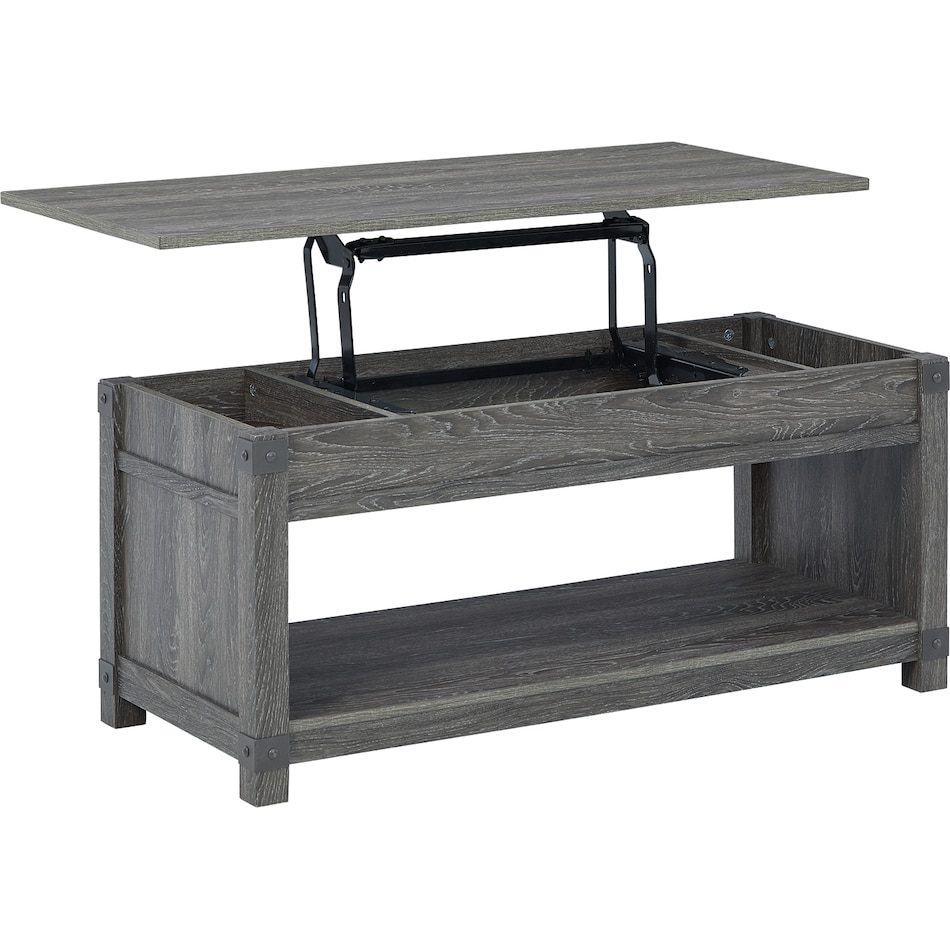 freedan grayish brown oc coffee table t   