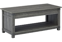 freedan grayish brown oc coffee table t   