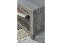 freedan grayish brown oc coffee table t   