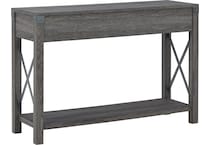 freedan grayish brown oc sofa table t   