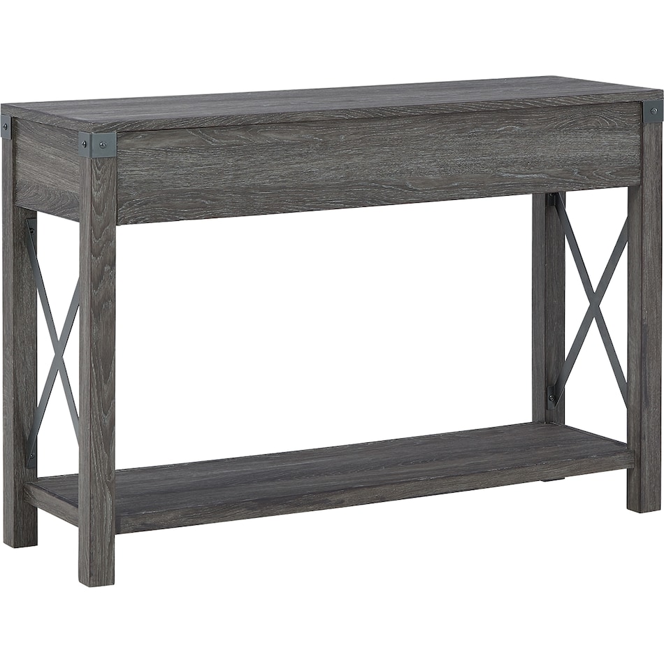 freedan grayish brown oc sofa table t   