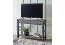 freedan grayish brown oc sofa table t   