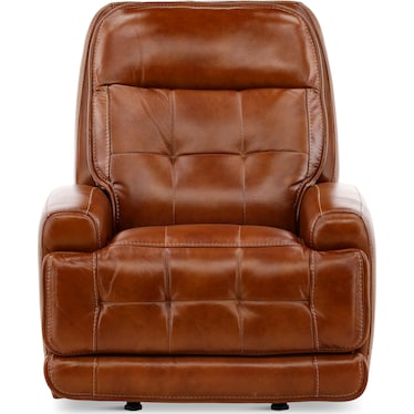 Fresco Leather Power Rocker Recliner