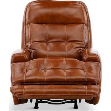 Fresco Leather Power Rocker Recliner