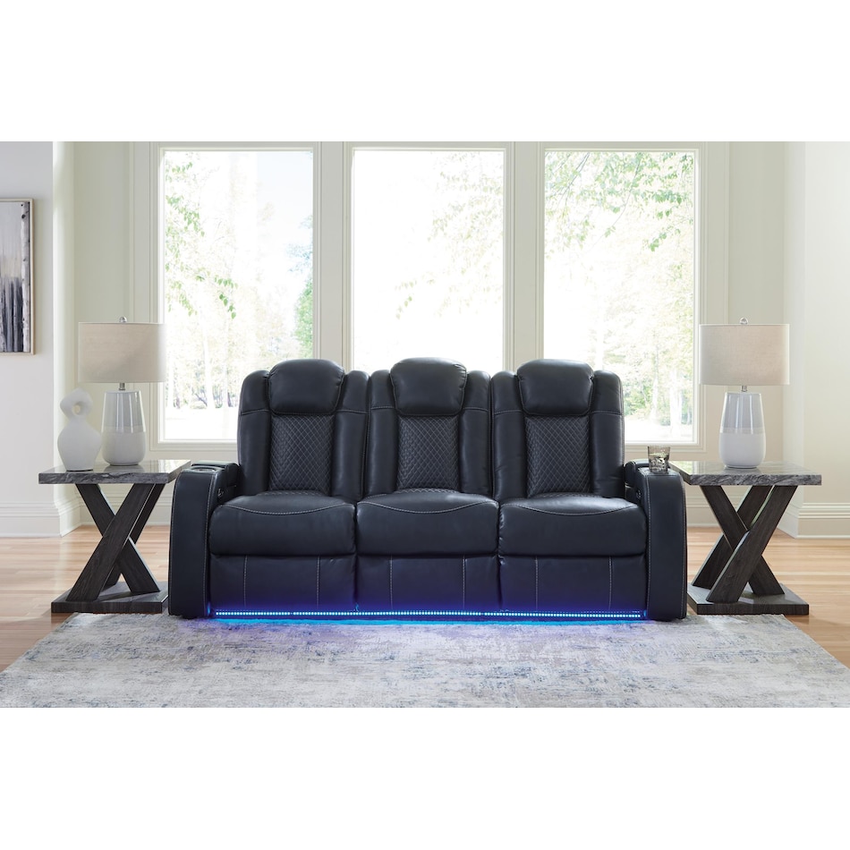 fyne dyme black living room black   