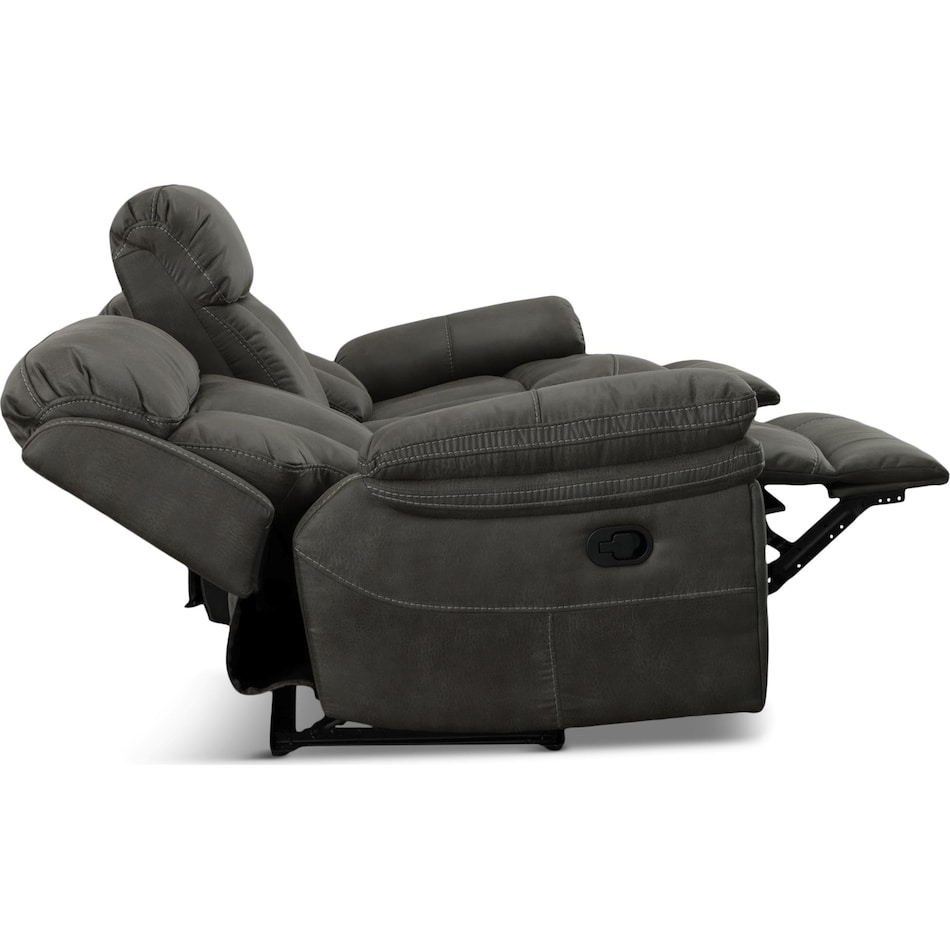 gallentine gray reclining sofa   