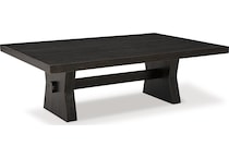 galliden occasional black oc coffee table t   