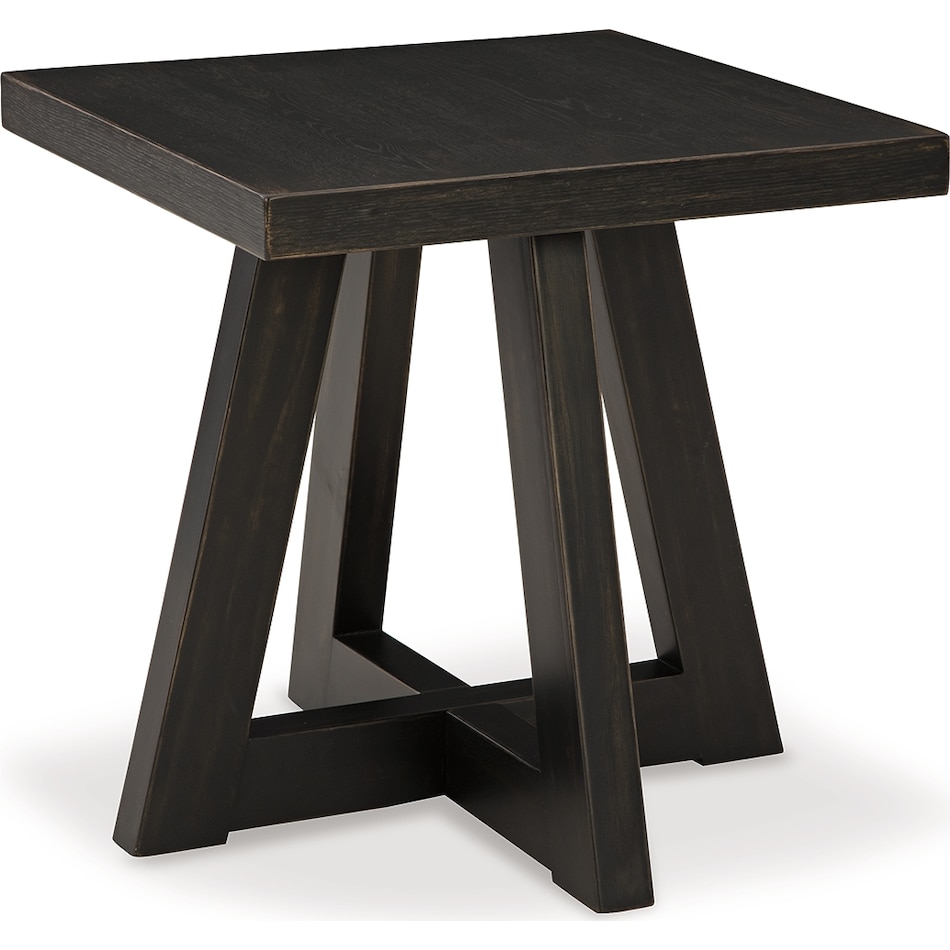 galliden occasional black oc end chairside table t   