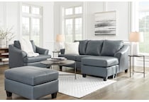 genoa living room steel gray st stationary leather sofa   