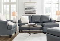 genoa living room steel gray st stationary leather sofa   