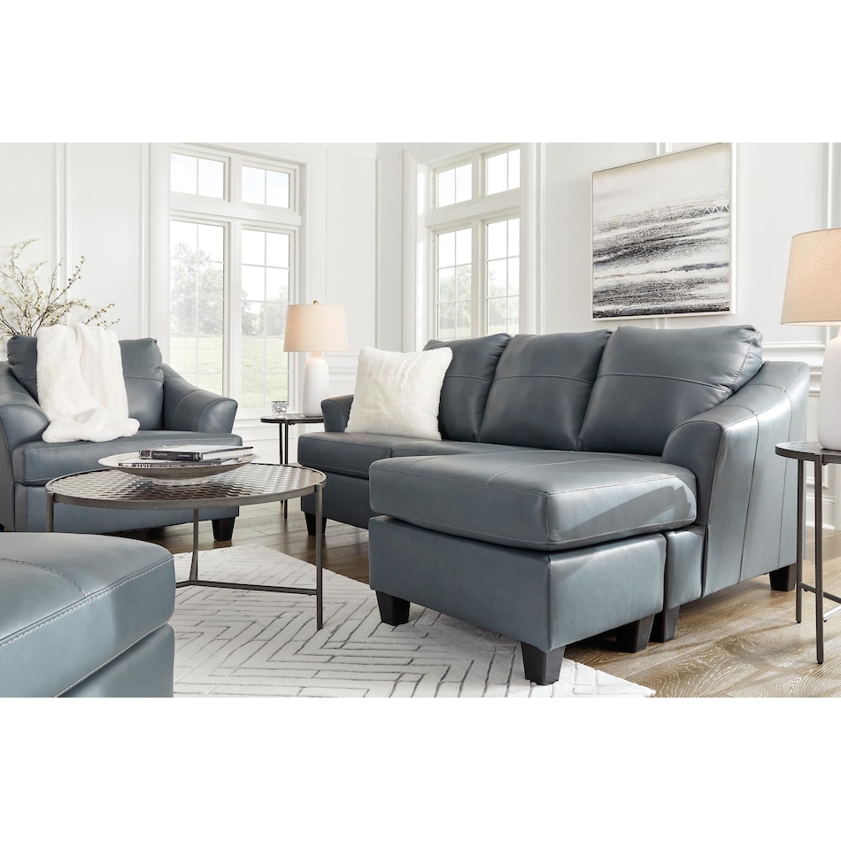 genoa living room steel gray st stationary leather sofa   